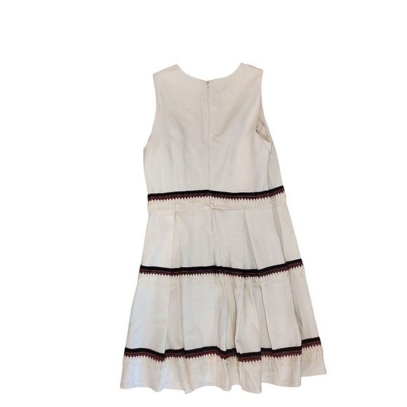 JustFab Dress Off White Fit and Flare XL NWT - Picture 1 of 3